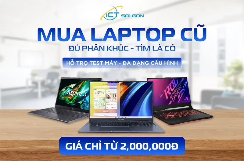 Mua laptop cũ
