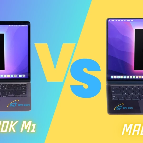 So sánh Macbook air M1 và M2 chi tiết
