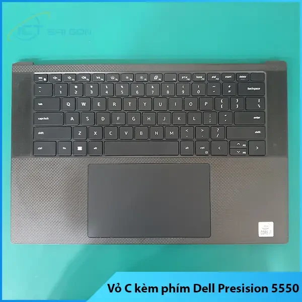 Vỏ Mặt C Dell Presision 5550 + ( Gồm phím và TouchPad ) - Hàng Tháo Máy