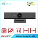 Webcam Hikvision DS-UC2 2MP FHD - Tích hợp 2 Mic – thu âm đa hướng, chống ồn thông minh, chuyên hội nghị, doanh nghiệp